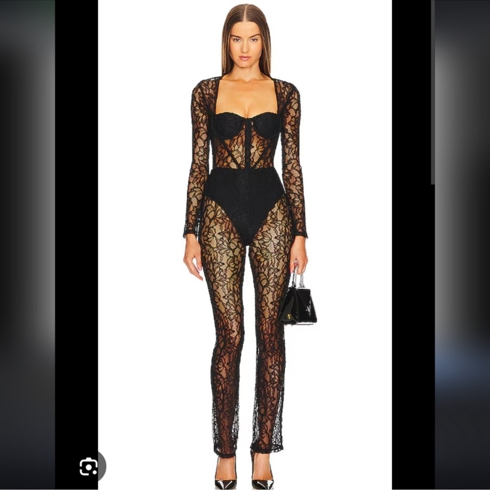 Michael Costello x Revolve Lace Bodysuit